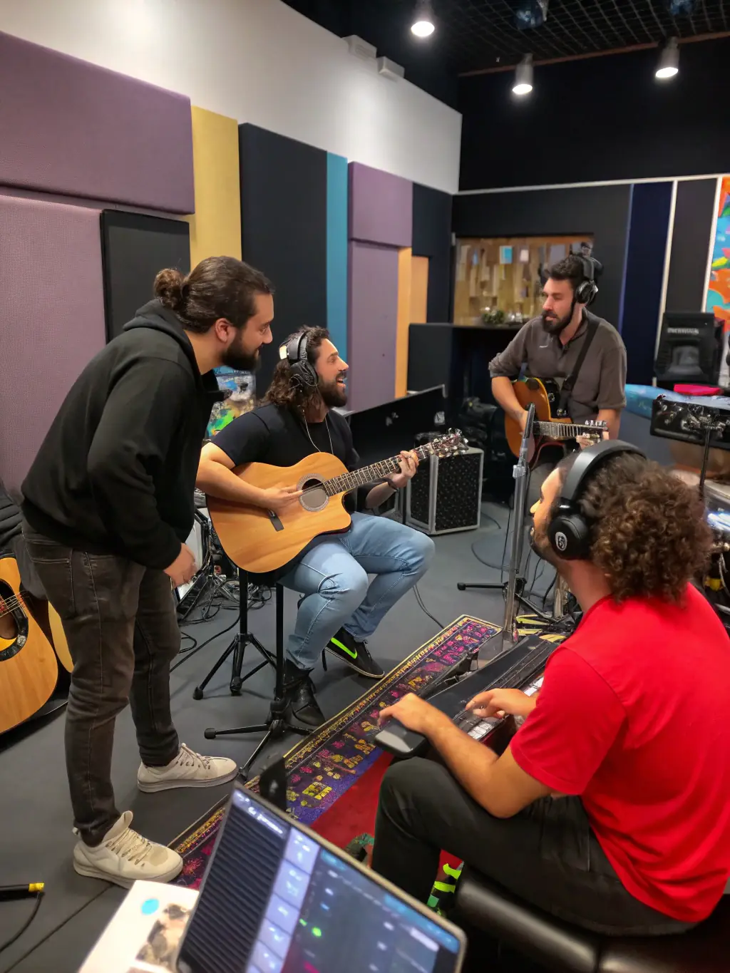 An image of artists collaborating on a cultural project supported by WEST ROCK, showcasing the organization's commitment to fostering artistic innovation.