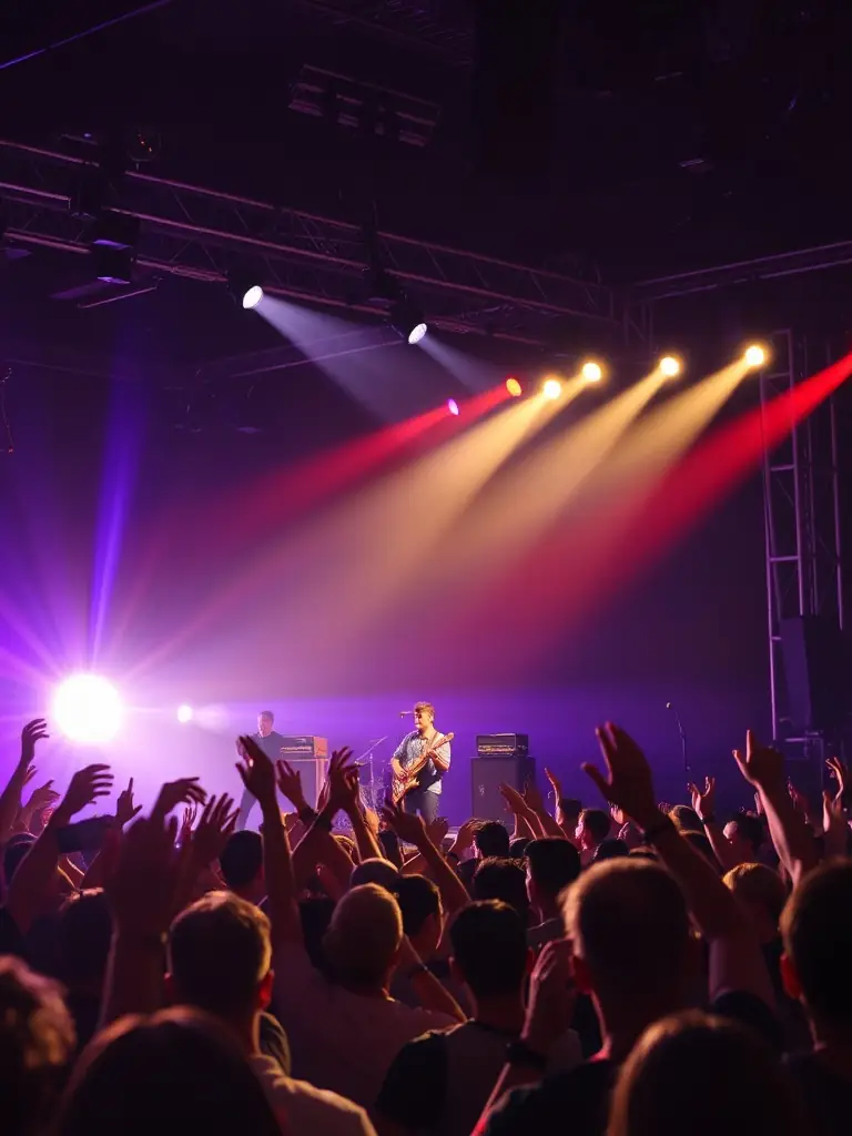 A photograph of a live performance at one of WEST ROCK's managed venues, capturing the energy and excitement of the event.