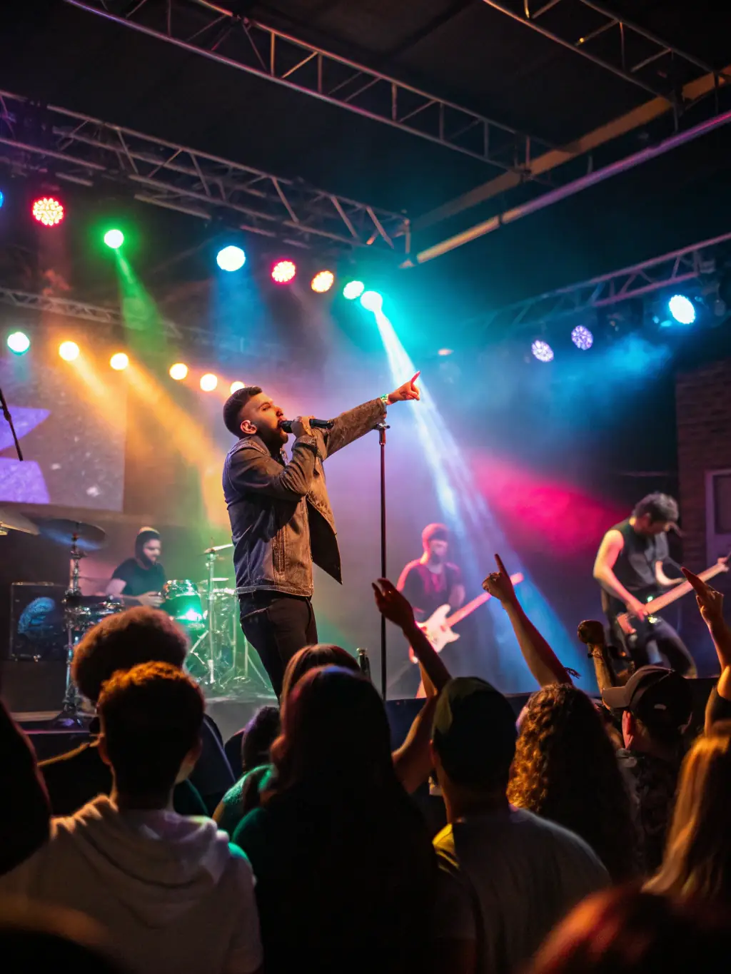 A live performance at a WEST ROCK venue, highlighting the organization's commitment to showcasing local talent.